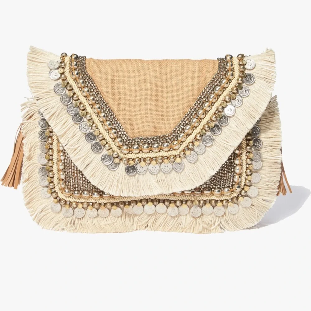 Leela Clutch in Natural - Picture 2 of 5